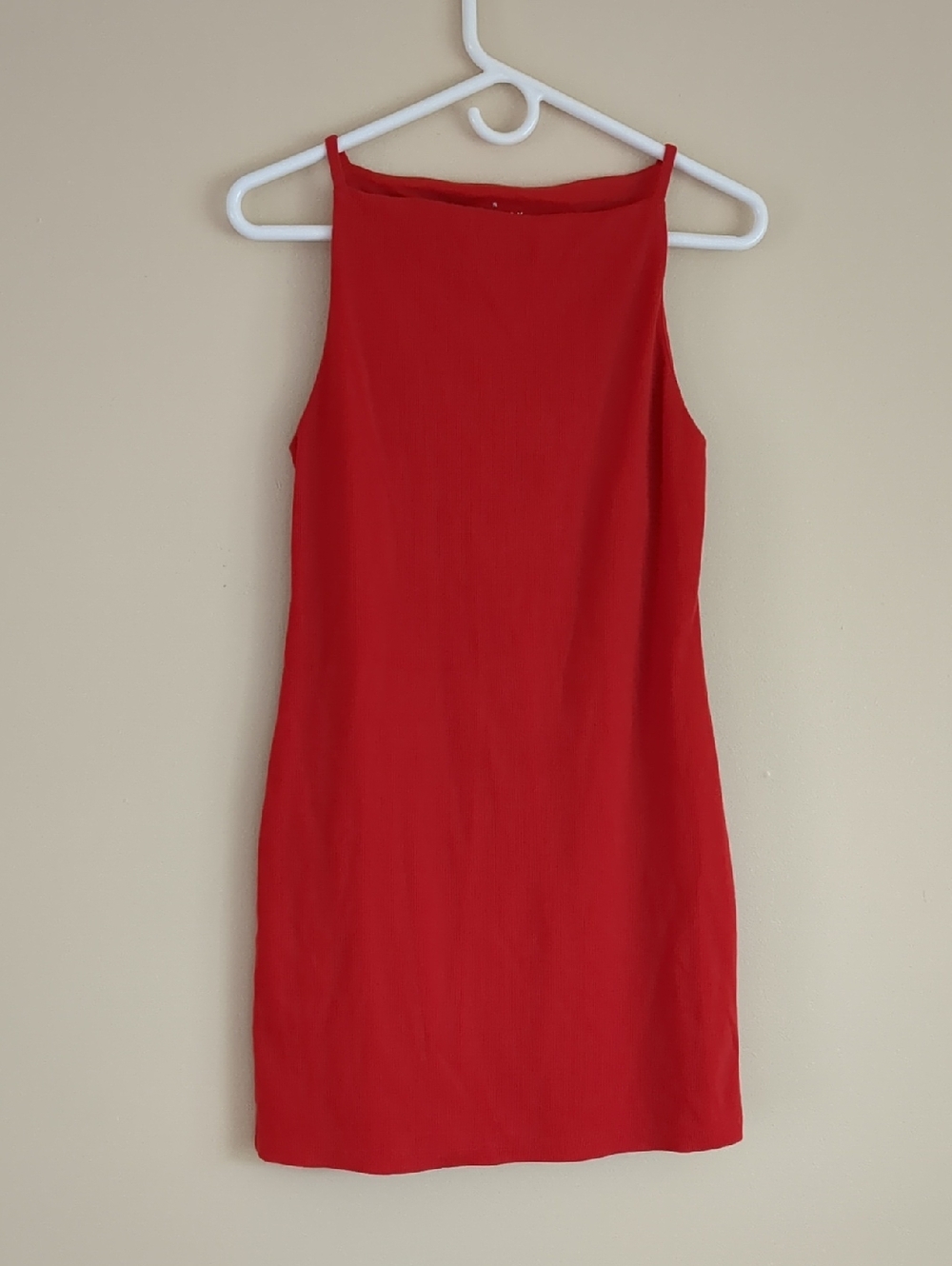 Small A New Day Ribbed Orange Dress